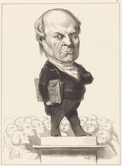 C.H. Odilon Barrot od Honoré Daumier