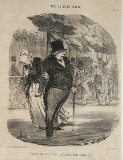 Za císařství by se takto netančilo! ... od Honoré Daumier