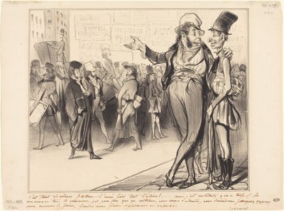 Je přece lichotivé mít tolik žáků!... od Honoré Daumier