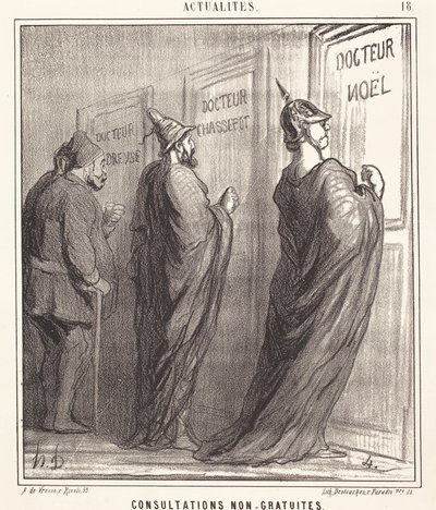 Konzultace nejsou zdarma od Honoré Daumier
