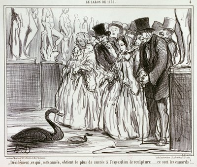 Rozhodně to, co letos dosahuje největšího úspěchu na výstavě sochařství... / 4. od Honoré Daumier