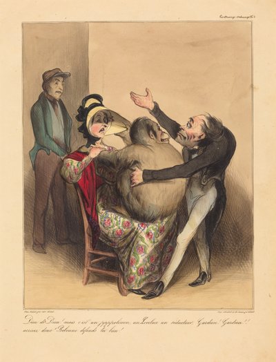 Dieu de Dieu! aber das ist ein Schlingel... od Honoré Daumier
