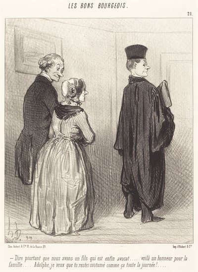 Říci... že máme syna, který je... advokát... od Honoré Daumier