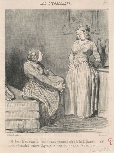 Ahoj! Bene, tady je čisto! ...jeden říká... od Honoré Daumier