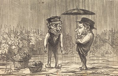 Na tyto časy si není třeba stěžovat... od Honoré Daumier