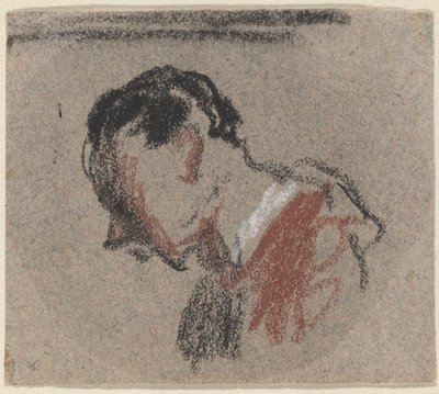 Hlava muže od Honoré Daumier