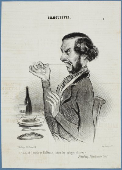 Počkejte! Slečno, dávám přednost zelenině hladce oholené. od Honoré Daumier
