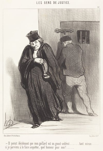 Zdá se... že můj chlapík je velký darebák... od Honoré Daumier