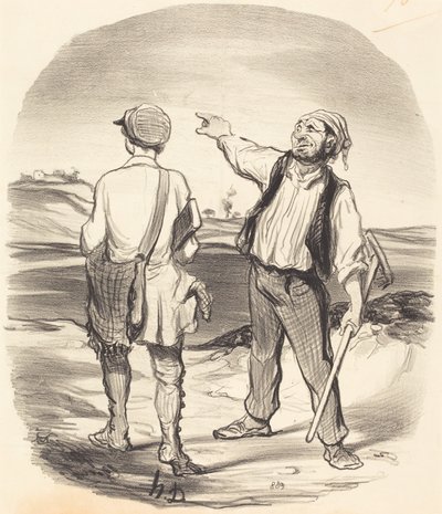 Viděl jsem zajíce... před osmi dny! od Honoré Daumier