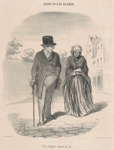 Myslel jsem, že je to lepší než to... od Honoré Daumier