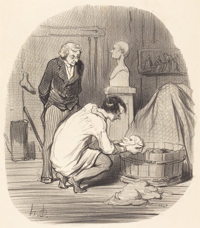 Umělec – to je ono!... od Honoré Daumier