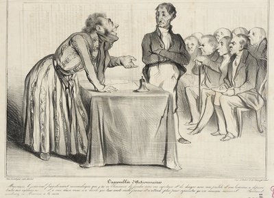 Valná hromada akcionářů od Honoré Daumier
