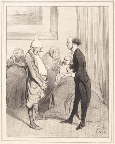 Vstup do života od Honoré Daumier