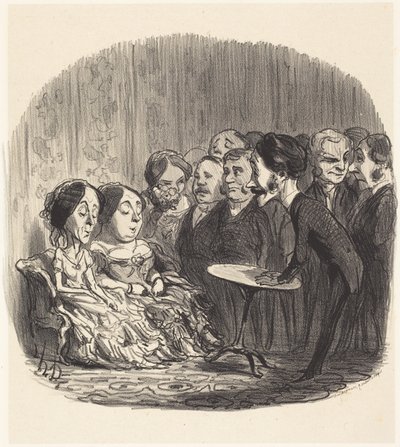 Poltergeist od Honoré Daumier