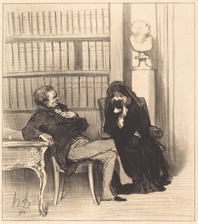 Vdova od Honoré Daumier