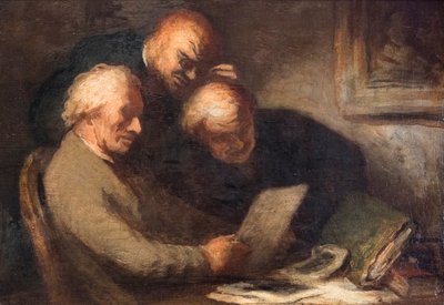 Milovník tisku od Honore Daumier