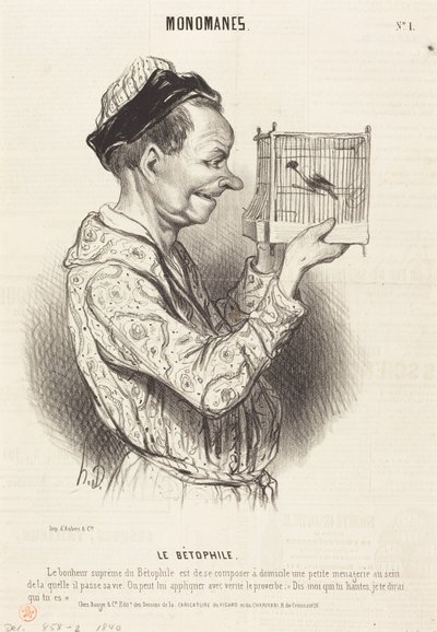 Milovník zvířat od Honoré Daumier