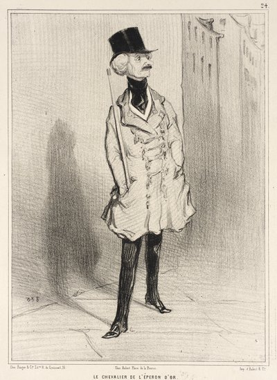 Rytíř zlaté ostruhy od Honoré Daumier