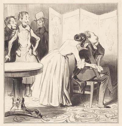 Chevalier des Adrets je milovník... od Honoré Daumier