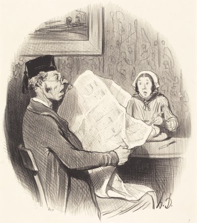 Stále více monster Formát od Honoré Daumier