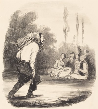 Největší vtipálek společnosti od Honoré Daumier