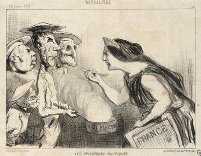 Političtí příživníci od Honoré Daumier
