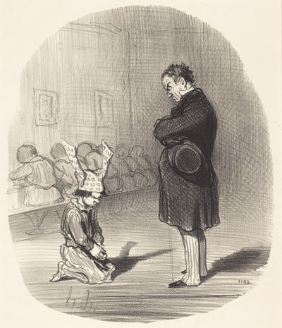 Následky povstání od Honoré Daumier