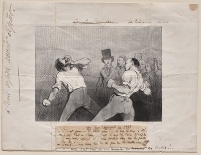 Lekce porozumění v roce 1843 od Honoré Daumier