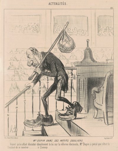 Pan Dupin ve svých botičkách od Honoré Daumier