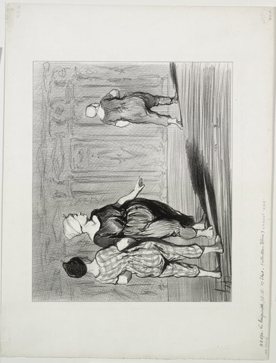 The Bathers, plate 15: It is her again, a pretty fashion, Madame Coquardeau!   1293220   cs       czech Successfully Translated  Original: God Saving the Infant Jerusalem God redt het kind Jeruzalem Translat: God Saving the Infant Jerusalem God redt het ki od Honoré Daumier