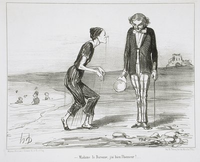 Madame la Baronne, mám tu čest! od Honoré Daumier