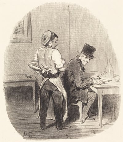 Ale, pane, ujišťuji vás, že je to... telecí!... od Honoré Daumier