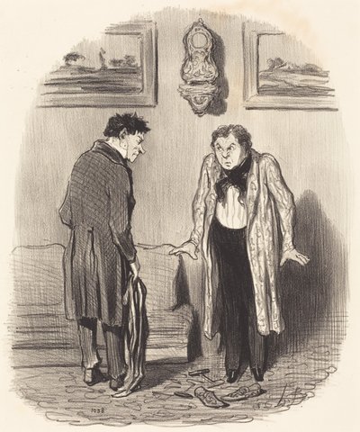Ale když vám říkám, že nemohu hýbat nohama... od Honoré Daumier