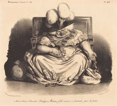 Marie-Louise-Charlotte-Philippinepairie od Honoré Daumier