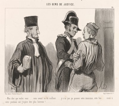 Má drahá co chceš... od Honoré Daumier