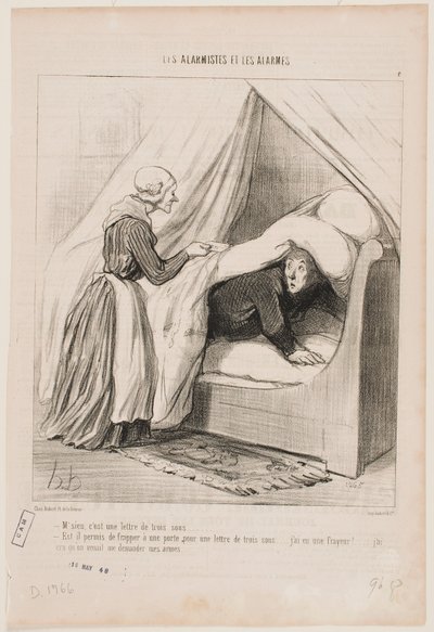 Pane, je to dopis za tři centy... od Honoré Daumier