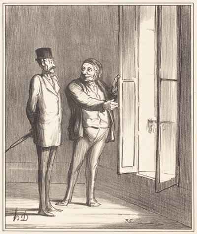 Pán se zde bude mít velmi dobře... od Honoré Daumier