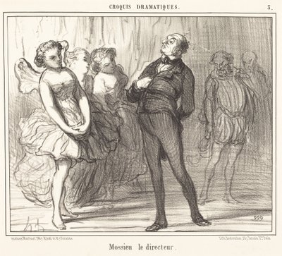 Mossie, ředitel od Honoré Daumier