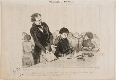Teď už chápu, proč byl ten chlap celou dobu tak tichý... od Honoré Daumier