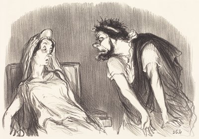 Oidipus od Honoré Daumier