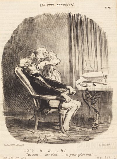 Ach! Nuže... tím lépe... to dokazuje, že přichází! od Honoré Daumier