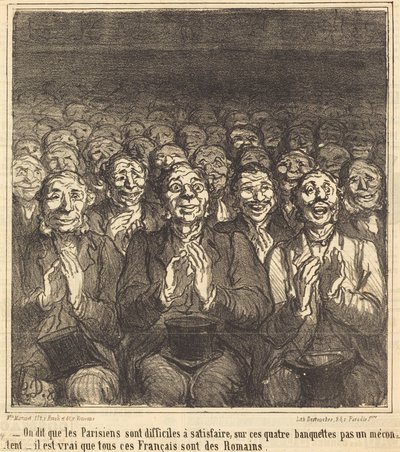 Říká se, že Pařížané... od Honoré Daumier