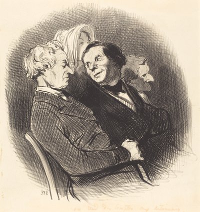 Hlásíme se akcionářům od Honoré Daumier