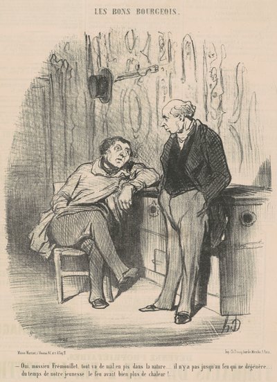Ano, Mossieu Fremoillet, všechno jde od špatného k horšímu... od Honoré Daumier