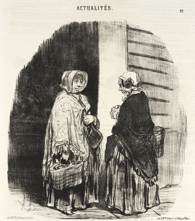 Ano, paní Chaboulardová... dvacet čtyři obchodníci s potravinami... od Honoré Daumier