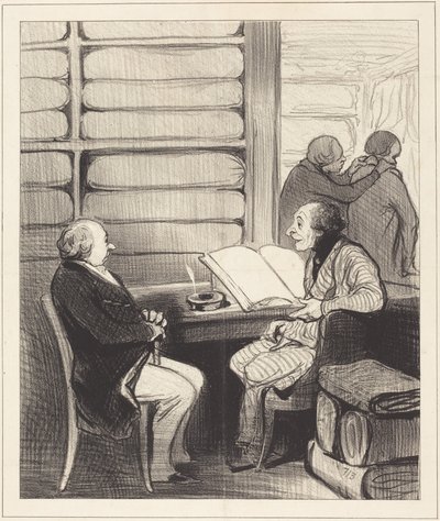 Ano, můj drahý pane Badoularde, já se chystám... od Honoré Daumier