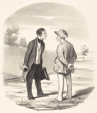 Ano, pane Gimblete, pořádek nebude... obnoven... od Honoré Daumier