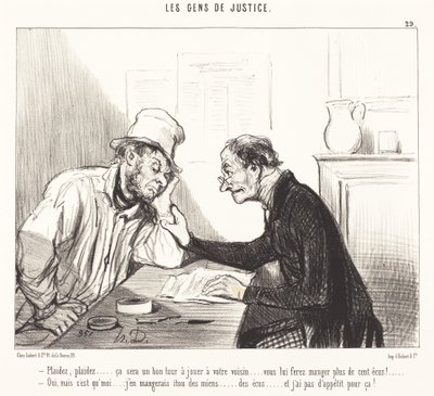 Prosím... bude to dobrý trik na hraní... od Honoré Daumier