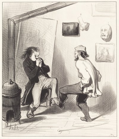Když jsme spálili jeho poslední stojan! od Honoré Daumier