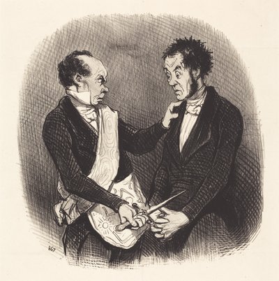Přijetí svobodného zednáře od Honoré Daumier